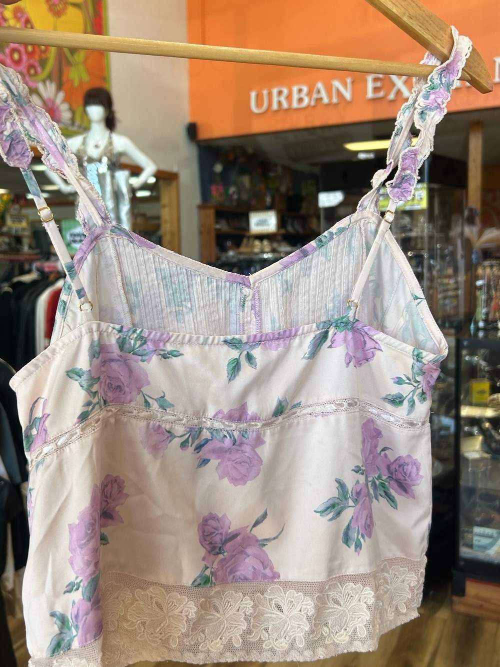 Love Shack Fancy- Lanzo Tank- Mauve Rose - Picture 5 of 10